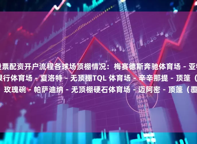 股票配资开户流程各球场顶棚情况：梅赛德斯奔驰体育场 - 亚特兰大 - 可伸缩顶棚美国银行体育场 - 夏洛特 - 无顶棚TQL 体育场 - 辛辛那提 - 顶篷（覆盖座位但不覆盖球场）玫瑰碗 - 帕萨迪纳 - 无顶棚硬石体育场 - 迈阿密 - 顶篷（覆盖大部分座位但不覆盖球场）吉奥迪斯公园 - 纳什维尔 - 顶棚（覆盖部分球迷）大都会人寿体育场 - 纽约 - 无顶棚琼安 - 爱德华兹体育场 - 奥兰多