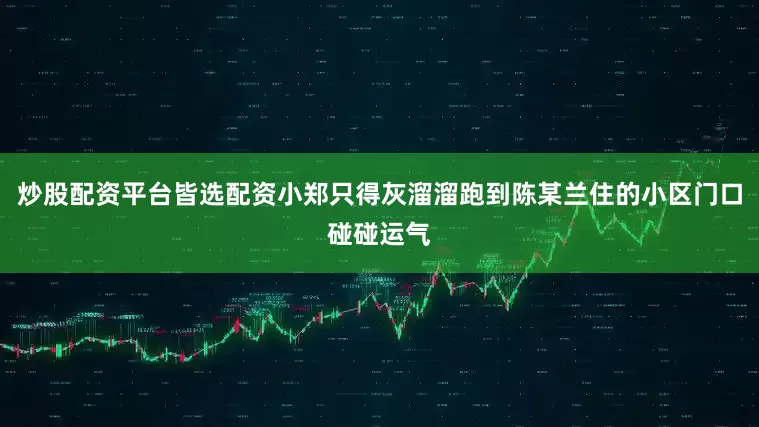 炒股配资平台皆选配资小郑只得灰溜溜跑到陈某兰住的小区门口碰碰运气