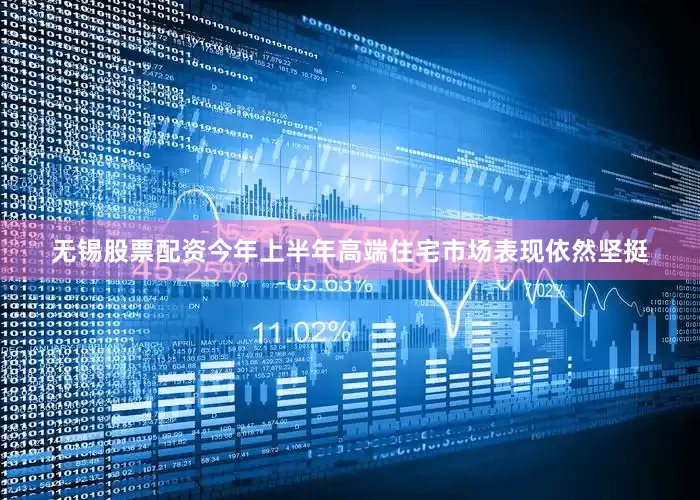 无锡股票配资今年上半年高端住宅市场表现依然坚挺